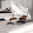 Luksusowy fotel wypoczynkowy Eames biały