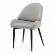 Krzesło tapicerowane Bergamo jasnoszare