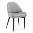 Krzesło tapicerowane Bergamo jasnoszare