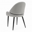 Krzesło tapicerowane Bergamo jasnoszare