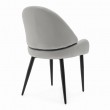 Krzesło tapicerowane Bergamo jasnoszare