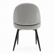 Krzesło tapicerowane Bergamo jasnoszare
