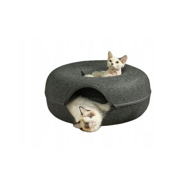 Legowisko donut tunel grafit