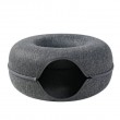 Legowisko donut tunel grafit