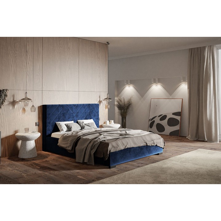 Łóżko tapicerowane z pojemnikiem Oslo PREMIUM 180x200