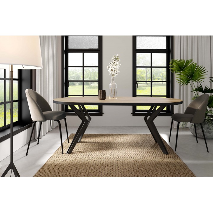 Stół okrągły rozkładany Randi 100 abs