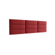 Panel ścienny tapicerowany prostokątny 15x70 Magic Velvet 2232 czerwony