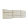Panel ścienny tapicerowany prostokątny 30x70 Magic Velvet 2250 śmietankowy