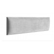 Panel ścienny tapicerowany prostokątny 40x130 Magic Velvet 2239 jasny szary
