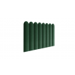 Panel ścienny tapicerowany płotek zaokrąglony 20x80 Magic Velvet 2225 butelkowa zieleń