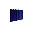 Panel ścienny tapicerowany płotek zaokrąglony 20x120 Magic Velvet 2216 granatowy
