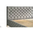Łóżko tapicerowane z pojemnikiem w stylu glamour Nemo 200x200
