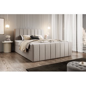 Łóżko kontynentalne z pojemnikiem Bursa 160x200 A03
