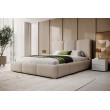 Łóżko tapicerowane z pojemnikiem Vergris 180x200 A04 beżowe