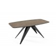 Prostokątny stół rozkładany Ferro 180 Egger dark grey chicago concrete abs
