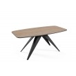 Prostokątny stół rozkładany Ferro 160 Egger truffle brown abs