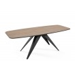 Prostokątny stół rozkładany Ferro 160 Egger truffle brown abs