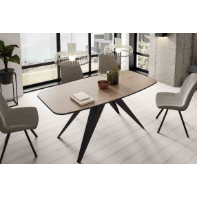 Prostokątny stół rozkładany Ferro 180 Egger truffle brown abs