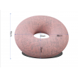 Fotel wypoczynkowy Donut różowy