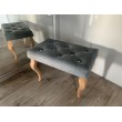 Ławeczka tapicerowana w stylu glamour 100x40