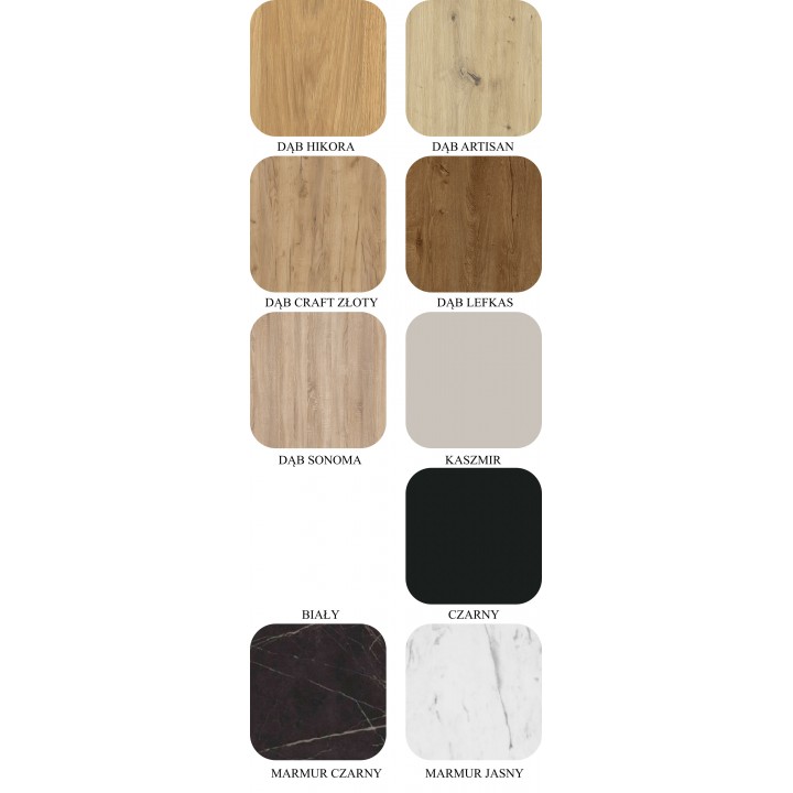 Kwadratowy stolik kawowy Noe 80 czarny