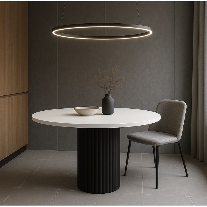 Okrągły stół nierozkładany Nesta 110 biały