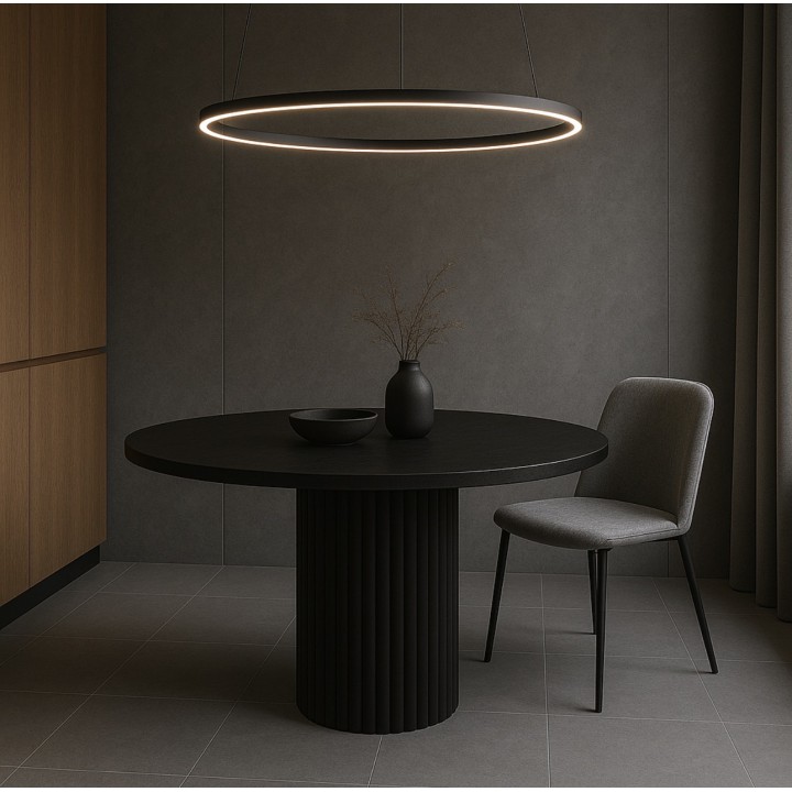 Okrągły stół nierozkładany Nesta 100 czarny