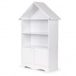 Regał szafka dla dzieci w kształcie domku biała