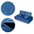 Sofa modułowa składana dla dzieci DIY 8 niebieska