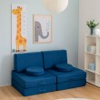 Sofa modułowa składana dla dzieci DIY 8 niebieska