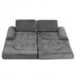 Sofa modułowa składana dla dzieci DIY 10 szara