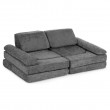 Sofa modułowa składana dla dzieci DIY 10 szara