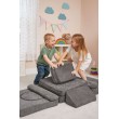 Sofa modułowa składana dla dzieci DIY 10 szara