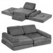 Sofa modułowa składana dla dzieci DIY 10 szara