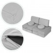 Sofa modułowa składana dla dzieci DIY 8 szara