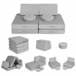 Sofa modułowa składana dla dzieci DIY 8 szara