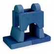 Fotel modułowy składany dla dzieci DIY 8 niebieski