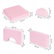 Sofa modułowa składana dla dzieci 2 osobowa DIY 10 różowa