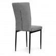 Zestaw 4 krzeseł tapicerowanych Tuto szare