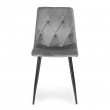 Zestaw 4 krzeseł tapicerowanych Pik szare