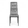 Zestaw 4 krzeseł tapicerowanych Titto szare