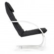 Fotel Finka Modern czarny biały stelaż