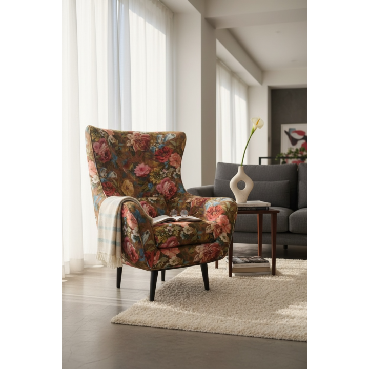 Fotel wypoczynkowy Lord wzorzysty