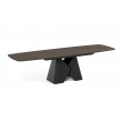 Prostokątny stół rozkładany Prisma 180 czarna podstawa