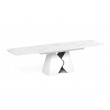 Prostokątny stół rozkładany Prisma 200 biała podstawa