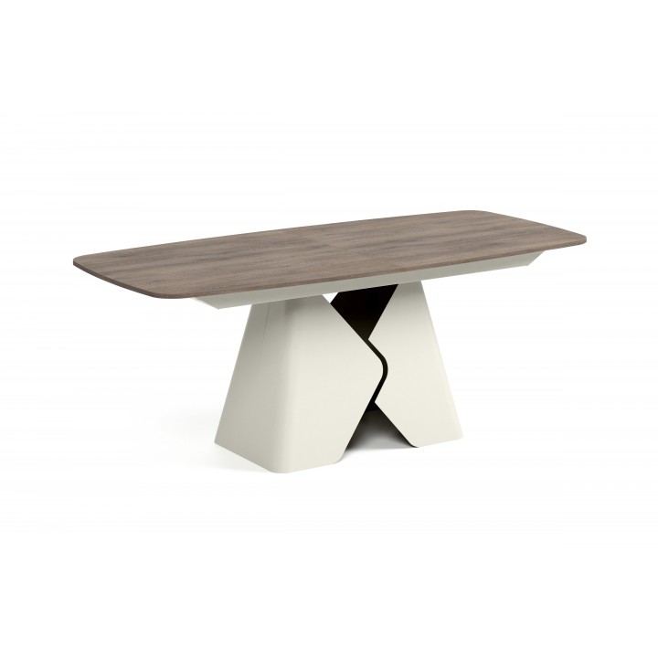 Prostokątny stół rozkładany Prisma 180 kaszmirowa podstawa