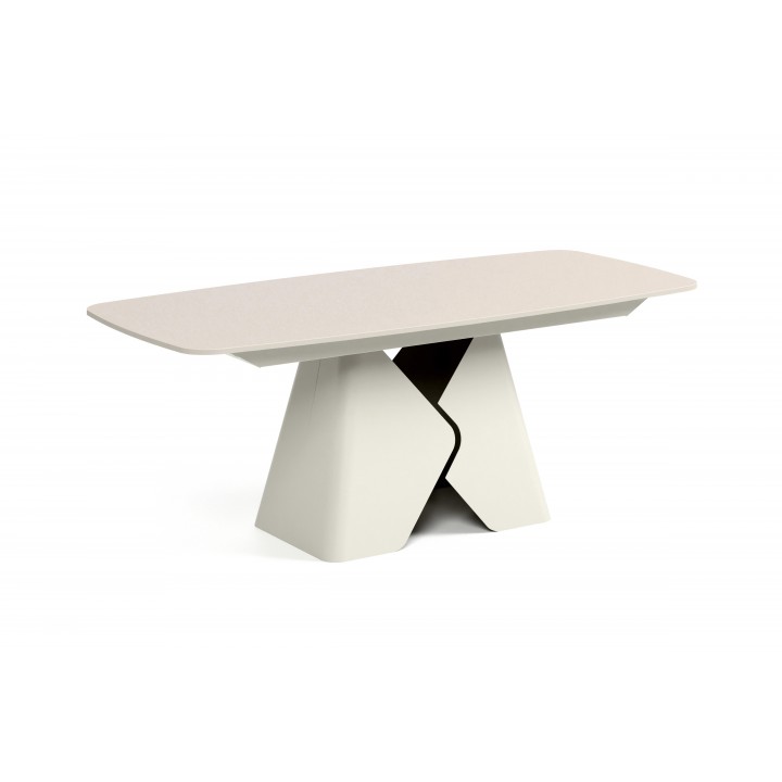 Prostokątny stół rozkładany Prisma 180 kaszmirowa podstawa