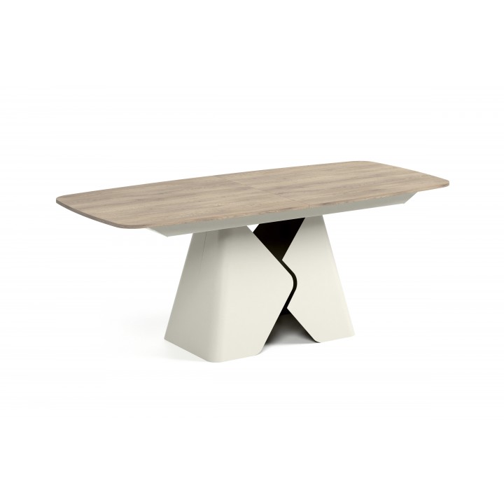 Prostokątny stół rozkładany Prisma 180 kaszmirowa podstawa