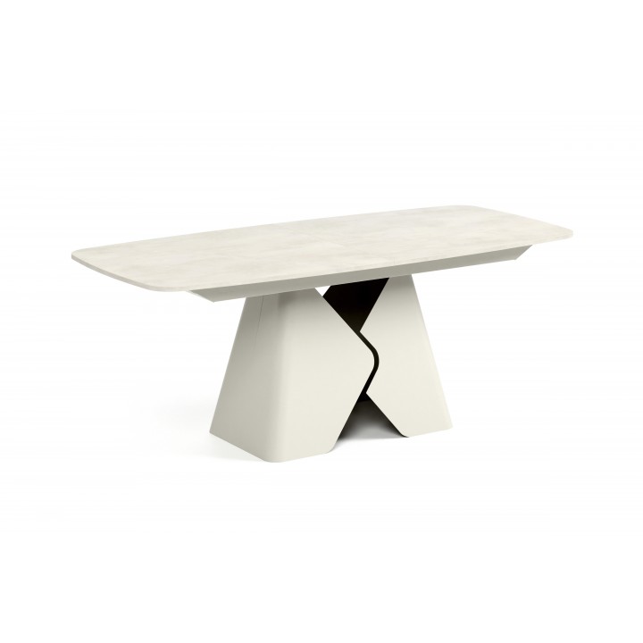 Prostokątny stół rozkładany Prisma 200 kaszmirowa podstawa