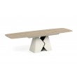 Prostokątny stół rozkładany Prisma 200 kaszmirowa podstawa